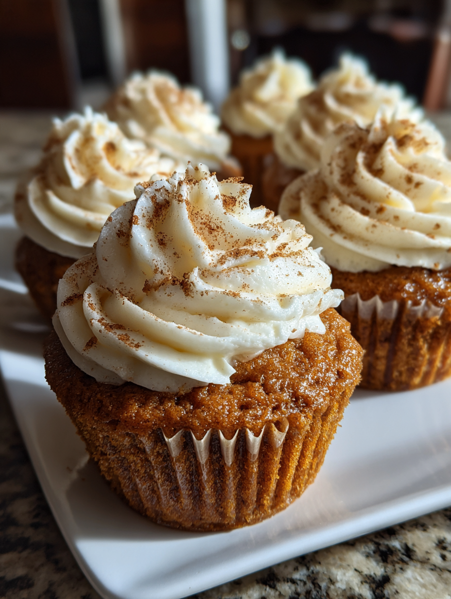 Kürbisgewürz-Cupcakes mit Frischkäse-Frosting: Herrlich Einfache Leckereien: Saftige Kürbisleckerei mit cremigem Topping