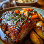 Kürbisgewürz French Toast Auflauf: Einfacher Herbst-Frühstücksgenuss: Lecker mit Ahornsirup und knusprigen Walnüssen